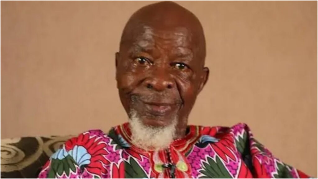 The oldest actor in Nollywood dies at age 101.